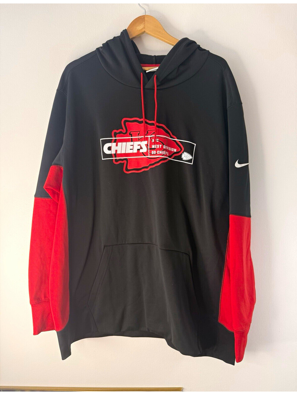 Kansas City Chiefs Nike Hoodie Black Mens 3XL